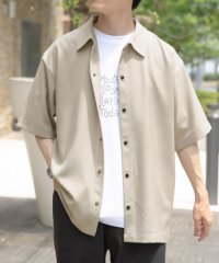 ITEMS URBAN RESEARCH/2wayストレッチスナップ半袖シャツ/508091045
