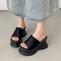 Shoes in Closet/シューズインクローゼット Shoes in Closet －シュークロ－ 軽量厚底 ボリューム 変型プラットフォーム ミュールタイプ サンダル 582/508358260