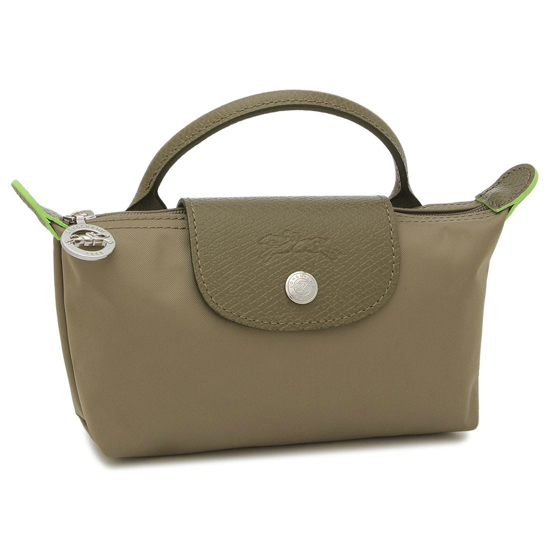 ロンシャンlongchampル プリアージュ　ミニバッグ　マルチポーチ　グリーン クーポン】ロンシャン LONGCHAMP ポーチ プリアージュ グリーン