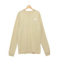 THE NORTH FACE/ザ・ノース・フェイス THE NORTH FACE Tシャツ カットソー ロングスリーブ ボックスロゴTシャツ ベージュ メンズ NF0A8B68 3X4/508358506