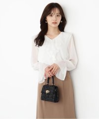PROPORTION BODY DRESSING/レースフリル楊柳ブラウス/508358945