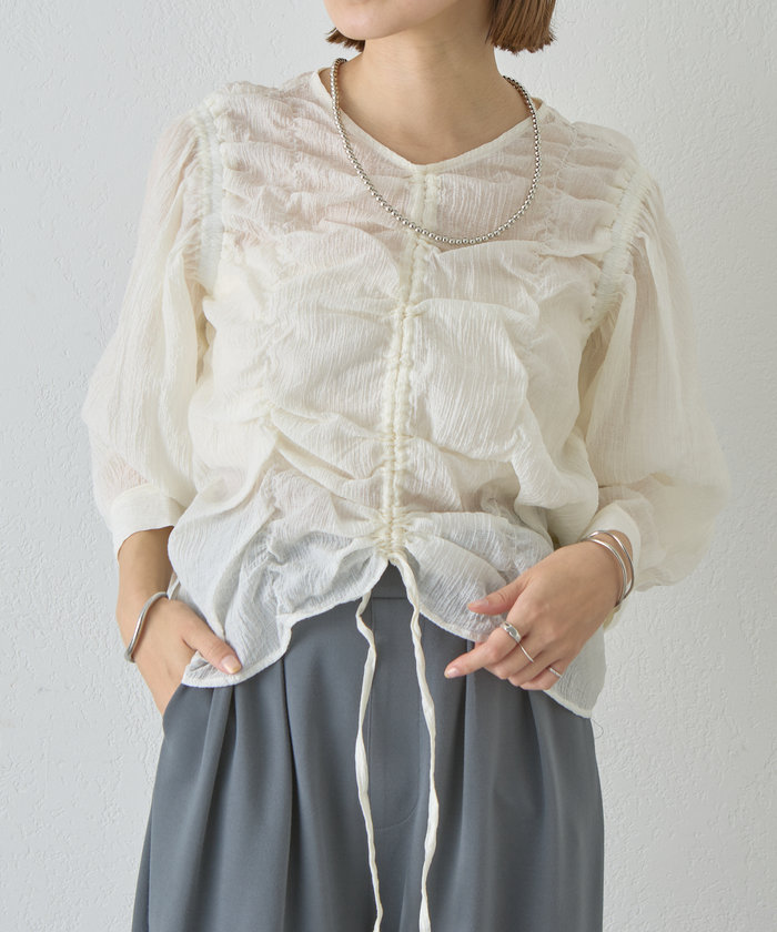 CLANE - hinappon☆2点購入SHENERYボリュームスリーブチュールブラウス 専用 専用 【SHENERY】ボリュームブラウス （CLANE - hinappon様