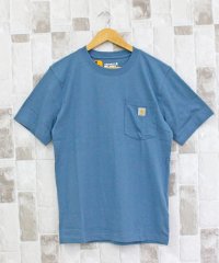 Carhartt/カーハート Carhartt リラックスフィット BIGロゴ バックプリント グラフィック Tシャツ Relaxd Fit Lightweight Pocket/508359122