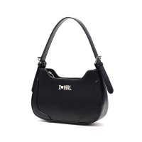 X-girl/エックスガール X－girl ハンドバッグ 小さめ レディース 黒 トートバッグ ファスナー付き ワンハンドル 軽量 レトロ Y2K RHINESTONE LA/508359135
