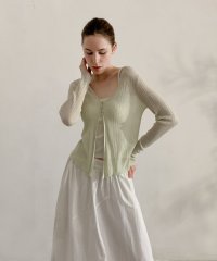 DECADE CLASSIC/ディケイドクラシック DECADE CLASSIC DECADE CLASSIC Vネックシアーカーディガン/508359144