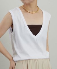 PAL OUTLET/【earthy_】Vネックノースリーブ/508359154