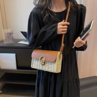 maison de LATIR/メゾンドラティール maison de LATIR 上品なレザー調×かごショルダーバッグ/508359249