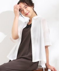 SHOO・LA・RUE Cutie Blonde/キューティーブロンド Cutie Blonde シアーチェックドロストシャツ/508359274