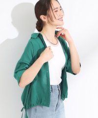 SHOO・LA・RUE Cutie Blonde/キューティーブロンド Cutie Blonde シアーチェックドロストシャツ/508359274