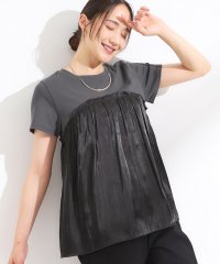 SHOO・LA・RUE　DRESKIP/シューラルー／ドレスキップ SHOO・LA・RUE/DRESKIP 【シューアイス】異素材ドッキングトップス/508359279