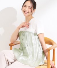 SHOO・LA・RUE　DRESKIP/シューラルー／ドレスキップ SHOO・LA・RUE/DRESKIP 【シューアイス】異素材ドッキングトップス/508359279