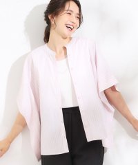 SHOO・LA・RUE　DRESKIP/シューラルー／ドレスキップ SHOO・LA・RUE/DRESKIP ラメストライプポンチョ風シャツ/508359285