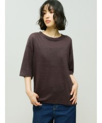 MIDIUMISOLID/MIDIUMISOLID for Ladies ハーフスリーブリネンワイドプルオーバー/508359460