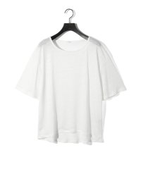 MIDIUMISOLID/MIDIUMISOLID for Ladies ハーフスリーブリネンワイドプルオーバー/508359460