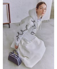 emmi atelier/ラインシアーダンボールジップフーディーブルゾン/508359464