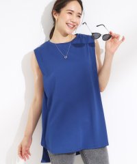 SHOO・LA・RUE Cutie Blonde/キューティーブロンド Cutie Blonde 【SHOO ICE・汗染み軽減・UVカット】タックノースリーブチュニック/508359723