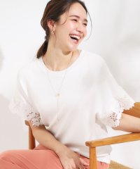 SHOO・LA・RUE　DRESKIP/シューラルー／ドレスキップ SHOO・LA・RUE/DRESKIP 【シューアイス】袖レースニット/508359757