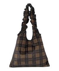 SHIPS Colors WOMEN/《予約》SHIPS Colors:ベロア チェック トートバッグ◆/508359822