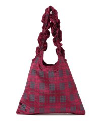 SHIPS Colors WOMEN/《予約》SHIPS Colors:ベロア チェック トートバッグ◆/508359822