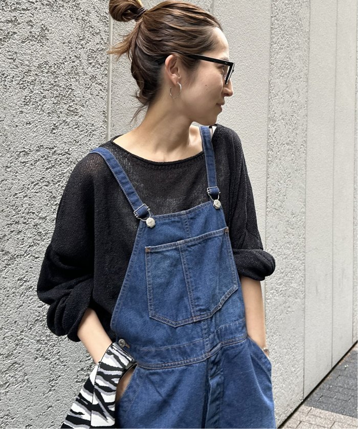 ロゴ刺繍バイカラーリブニット(508387455) | FURFUR(FURFUR) - d