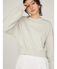 emmi atelier/【ONLINE限定カラー】ラメ裏毛ショートスウェットトップス/508360018