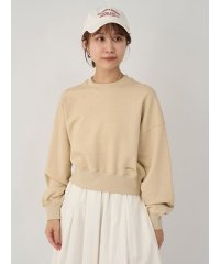emmi atelier/【ONLINE限定カラー】ラメ裏毛ショートスウェットトップス/508360018