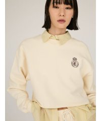 emmi atelier/エンブレムロゴスウェットトップス/508360021