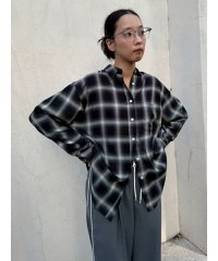 emmi atelier/チェックオーバーシャツ/508360023