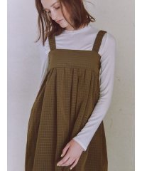 emmi atelier/【限定カラー】ボックスチェックワンピースセット/508360028