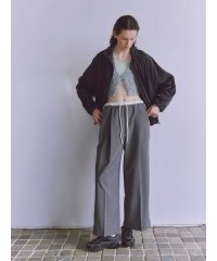 emmi atelier/イージーケアサイドラインパンツ/508360033