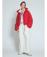 emmi atelier/イージーケアサイドラインパンツ/508360033