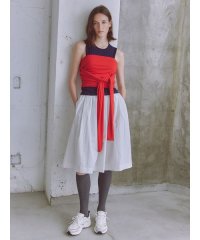 emmi atelier/ナイロンミディスカート/508360035