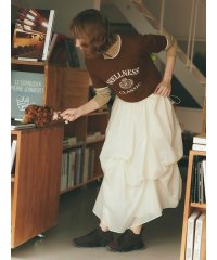 emmi atelier/タックドロストボリュームスカート/508360039
