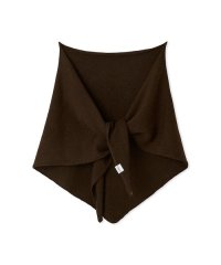 emmi atelier/ウールニットトライアングルスカーフ/508360060