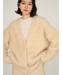 emmi atelier/シャギーニットカーディガン/508360072