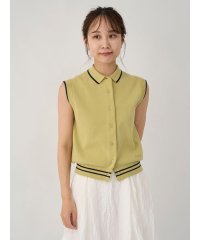 emmi atelier/襟付きニットベスト/508360085