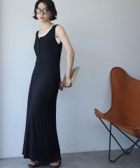 Ampirula/アンピルーラ Ampirula インナータンク付ヘンリーネックロングノースリーブワンピース/508360448