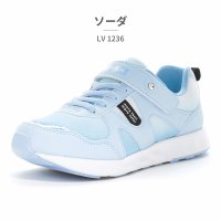 moonstar/ムーンスター MoonStar スニーカー キッズ ラブラッシュ LV 1236 ムーンスター LUVRUSH ベルクロ 抗菌防臭 ジュニア パワーバネ 軽量/508360576