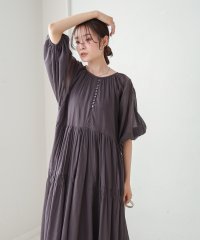 Bab/バブ Bab コットンボイルギャザーワンピース/508360631