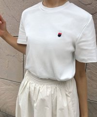 LOWO/ロワ LOWO 綿混選べる2タイプワンポイント刺繍シンプルTシャツ カットソー/508360693