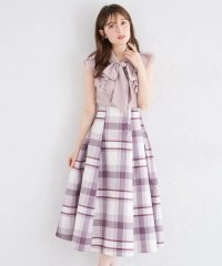 tocco closet/トッコクローゼット tocco closet ウエストダーツチェック柄フレアスカート/508360717
