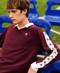 le coq sportif /ルコックスポルティフ le coq sportif エンボスストライプ襟付き長袖ゲームシャツ/508360779