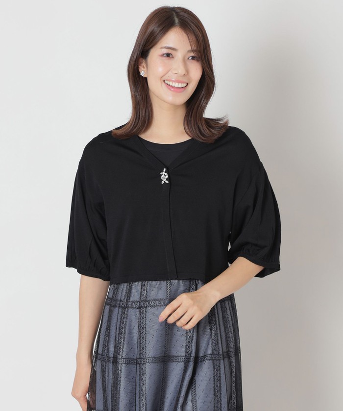 TO BE CHIC トゥービーシック　ビジューボレロ UVビジューボレロ(508341876) | トゥービーシック(TO BE CHIC