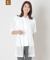TO BE CHIC(L SIZE)/【L】透かし編み ミドルニットカーディガン/508343775
