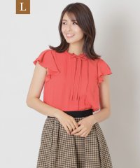 TO BE CHIC(L SIZE)/【L】ノースリーブ フリルブラウス/508343780
