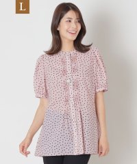 TO BE CHIC(L SIZE)/【L】ランダムドット ピンタックブラウス/508343781
