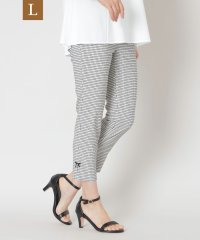 TO BE CHIC(L SIZE)/【L】ウインドウペン スリムパンツ/508343786
