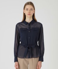 BLUE LABEL CRESTBRIDGE/スパンボイルライクタイプライターブラウス/508344038