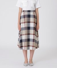 BLUE LABEL CRESTBRIDGE/クレストブリッジチェックライトクロッシングツイルスカート/508344297