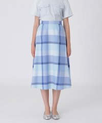 BLUE LABEL CRESTBRIDGE/クレストブリッジチェックライトクロッシングツイルスカート/508344297